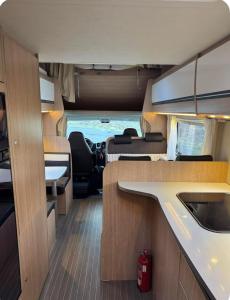 Parked central campervan