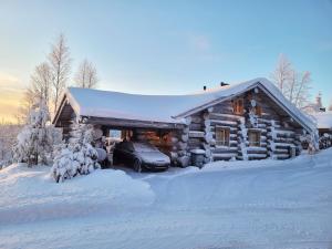 Cozy log cabin with a view of Ruka