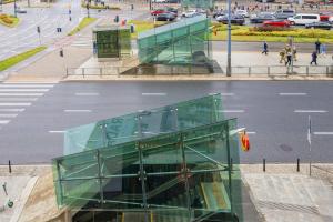 Central Warsaw Modern Studio with AC and next to the Metro by Noclegi Renters