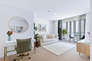 Poolside at 28 Luxe Newstead Apartment Work-Relax-Play