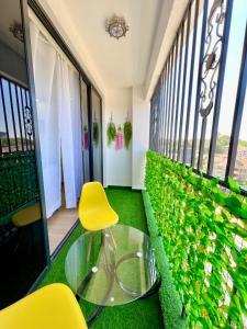 Beautifully and Elegantly furnished two bedroom with heated swimming pool fully equipped gym ample parking ,children playing ground and amazing scenic city views which whispers comfort and luxury