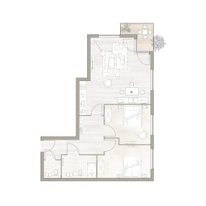 Binnendiek Resort Haus 3 Wohnung 4