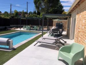 Villa Mapokia 2 , climatisée, proche Uzès, 3 étoiles de France
