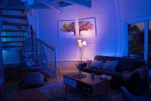 Kugelhaus Nordlichter - Skandinavischer Rückzugsort in runder Form am Tollensesee