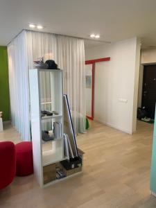 Designer studio with a view of the right bank