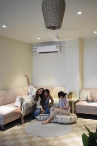 2BHK Spacious Floor Behind Airport with Private Terrace Deck & Kitchenette