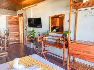 All equipped studio with balcony