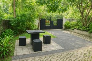 Peace and white villa