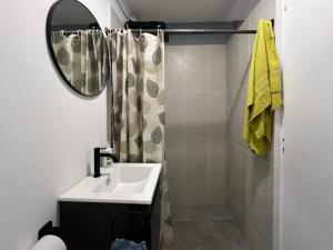 Central Tiny house surrounded by nature