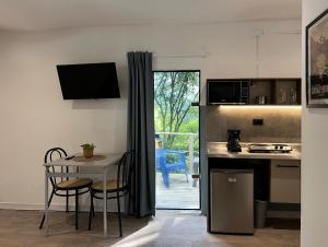 Central Tiny house surrounded by nature
