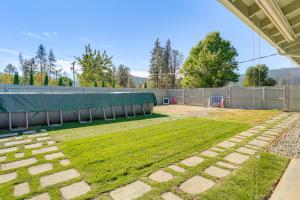 Backyard Oasis with Hot Tub and Views Weaverville Gem