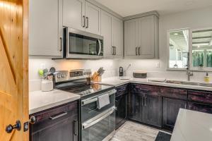 Backyard Oasis with Hot Tub and Views Weaverville Gem