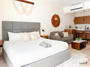 Aldea Zama Apartment King Bed Sofa Kitchen Full Gym Wifi Cinema