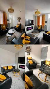 Stylish and colourful home in Stoke-on-Trent with free parking