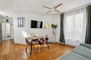 Luxury Paris Apt, Metro 4 & RER B, 6 guests, CDG Access