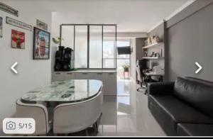 Modern apartment with garage