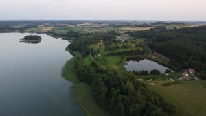 Mazurska Latarnia z prywatną plażą i stawem