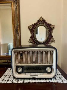 Vintage house overlooking the statue of Leonidas