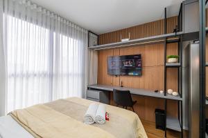 Studio Completo c garagem no Água Verde - VBE1508