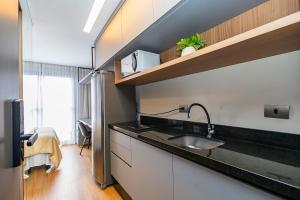 Studio Completo c garagem no Água Verde - VBE1508