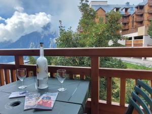 Studio confortable pour 3 pers. avec parking aux Deux Alpes - FR-1-516-221