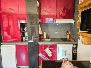 Grand studio lumineux avec WiFi, parking gratuit, proche des pistes - FR-1-852-8