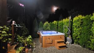 Leśna Rezydencja z plażą nad Zalewem Chańcza, sauna, bania SPA