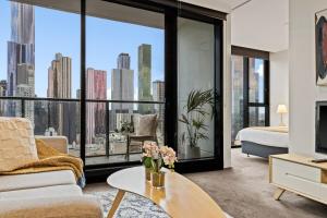 墨尔本 Premium Skyline View APT at Heart of CBD 单人房 套房