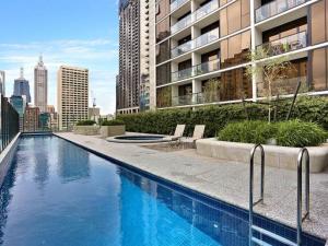 墨尔本 Premium Skyline View APT at Heart of CBD 单人房 大堂