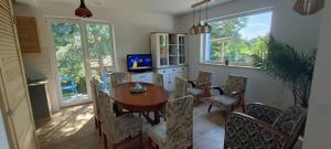 Blue cottage near Krakow