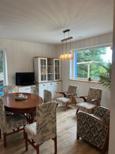 Blue cottage near Krakow