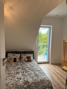 Blue cottage near Krakow