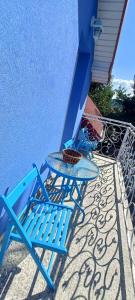 Blue cottage near Krakow