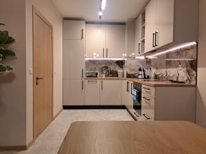 Elegant Stay 1-Bedroom Apartment with Living Room & Kitchen, Free Parking