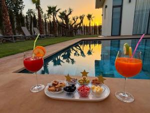 Villa B Marrakech Chambre d hôtes Guest House Adult Only piscine privée zéro vis à vis