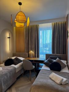 Family & Business Sauna Apartments Baltic Horizon No 1 PREMIUM SPA - 3 Bedroom with Private Sauna, Jacuzzi, Rooftop Gym & Panoramic Terrace, Balcony, Underground Garage