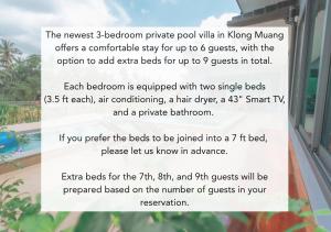 Seashine Private Pool Villa at Klong Muang