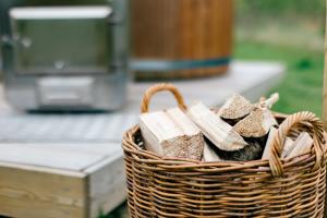 Shepherds Huts in Barley Meadow at Spring Hill Farm