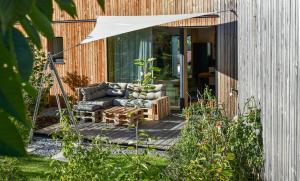 Rückzugsort in modernem Holzhaus