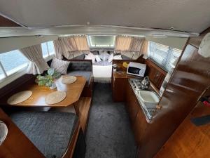 Beautiful boat in rural surroundings near Beverley