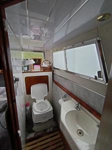 Beautiful boat in rural surroundings near Beverley