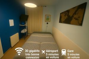 Sympathique logement en rez-de-chaussé, de 21m 2