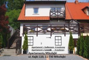 Apartamenty i pokoje Mikołajki