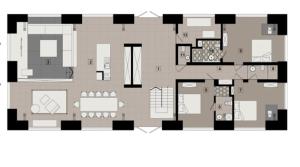 Design stone villa nearby the Baltic sea, 4BR, 5BA