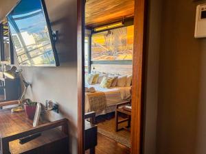 All equipped studio with balcony