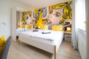 NEW! Modernes 2 Zimmer Apartment, Zentral, 6Pers