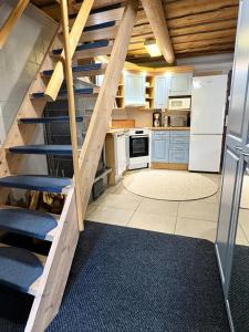 Tunnelmallinen hirsimökki - Levin Liitäjä