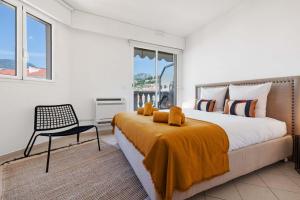 Queen Garden V, Charmant 2 pièces centre ville, AC, vue mer