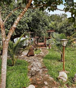 Chalés Pouso da Coruja - Vista para piscina