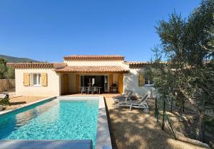 Plan de la Tour M1 - Villa 6 pers climatisée, 3 ch, piscine privée chauffée, nature & calme